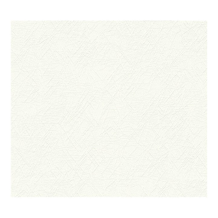 A.S. Création Vliestapete 15m Rolle 15 x 0,53 m Uni Weiß Strukturmuster Putz
