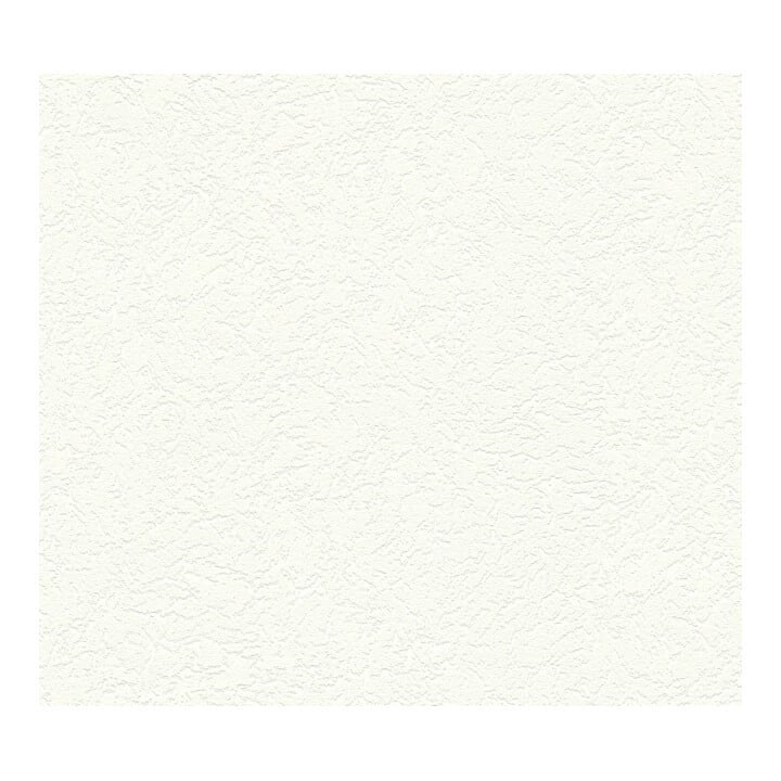 A.S. Création Vliestapete 15m Rolle 15 x 0,53m Uni Weiß Rauputz Optik 337412