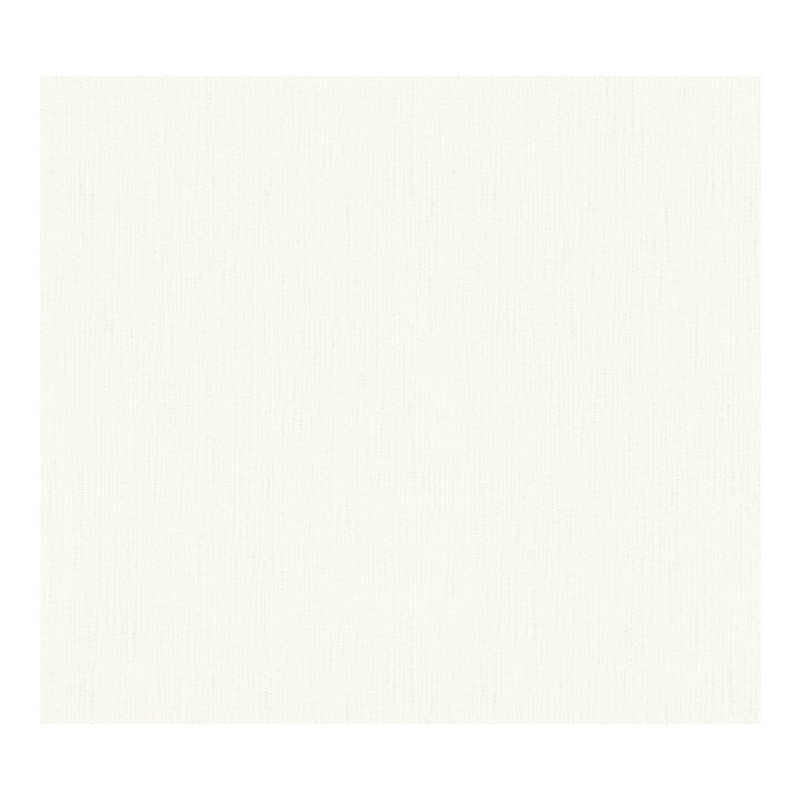 A.S. Création Vliestapete 336371 15m Rolle 15 x 0,53 m Uni Weiß linierter Textureffekt