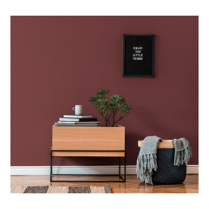 A.S. Création Vliestapete Colourful World 10,05 x 0,53 m Uni Bordeaux leicht strukturiert