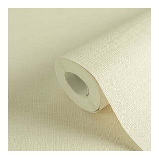 A.S. Création Vliestapete Colourful World 10,05 x 0,53 m Uni Creme mit Struktur