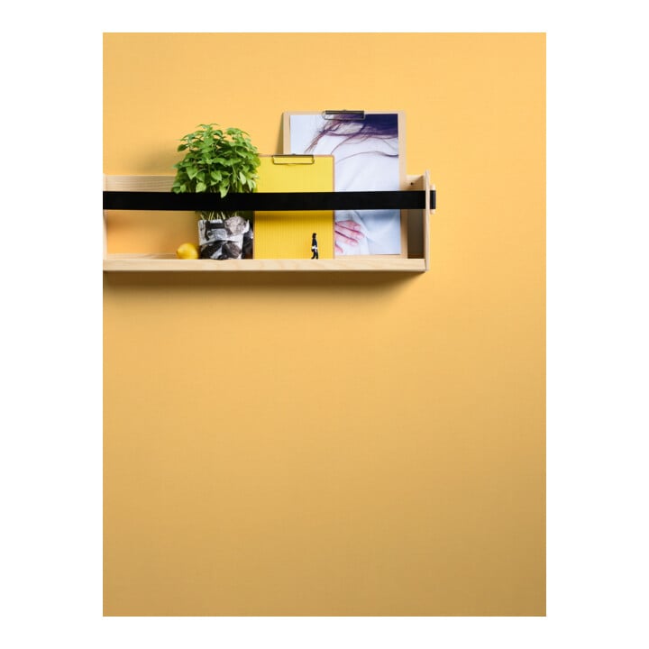 A.S. Création Vliestapete Colourful World 10,05 x 0,53 m Uni Gelb leicht strukturiert