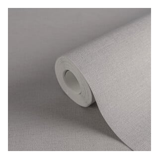 A.S. Création Vliestapete Colourful World 10,05 x 0,53 m Uni Grau Blau leicht strukturiert