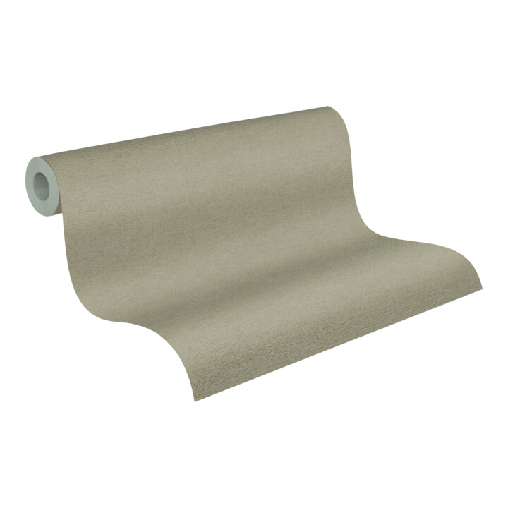 A.S. Création Vliestapete Colourful World 10,05 x 0,53 m Uni Hellbraun leicht strukturiert