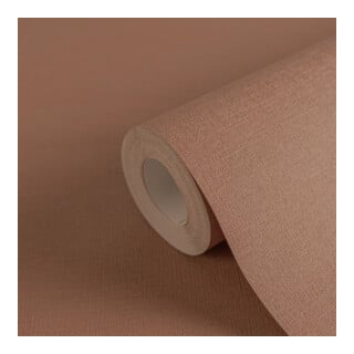 A.S. Création Vliestapete Colourful World 10,05 x 0,53 m Uni Kupfer leicht strukturiert