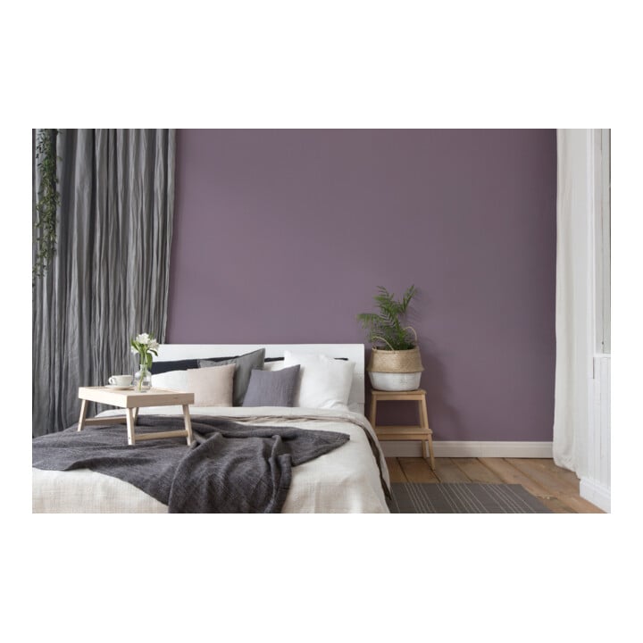 A.S. Création Vliestapete Colourful World 10,05 x 0,53 m Uni Lavendel leicht strukturiert