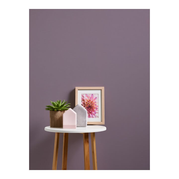 A.S. Création Vliestapete Colourful World 10,05 x 0,53 m Uni Lavendel leicht strukturiert