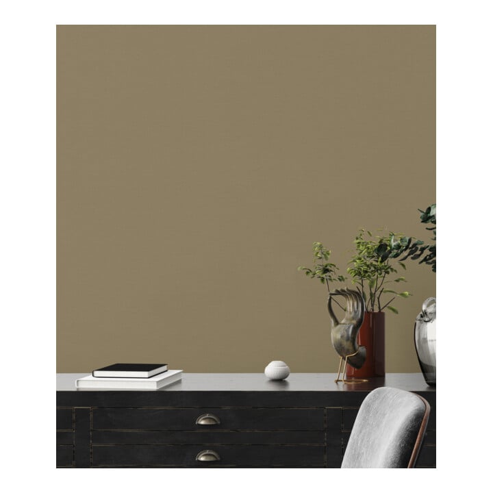 A.S. Création Vliestapete Colourful World 10,05 x 0,53 m Uni Oliv leicht strukturiert