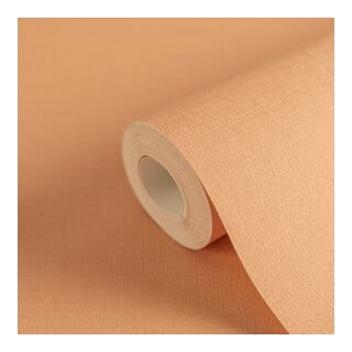 A.S. Création Vliestapete Colourful World 10,05 x 0,53 m Uni Orange leicht strukturiert