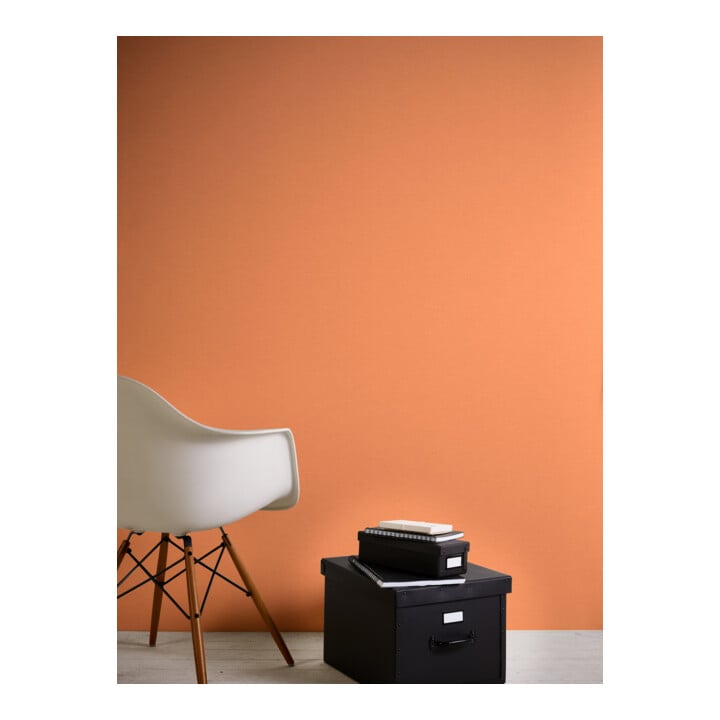 A.S. Création Vliestapete Colourful World 10,05 x 0,53 m Uni Orange leicht strukturiert