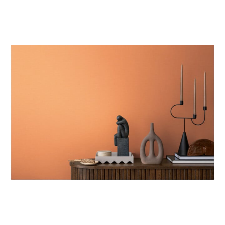 A.S. Création Vliestapete Colourful World 10,05 x 0,53 m Uni Orange leicht strukturiert