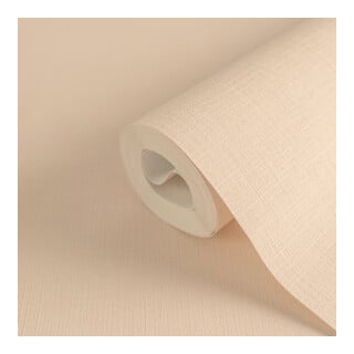 A.S. Création Vliestapete Colourful World 10,05 x 0,53 m Uni Pfirsich leicht strukturiert