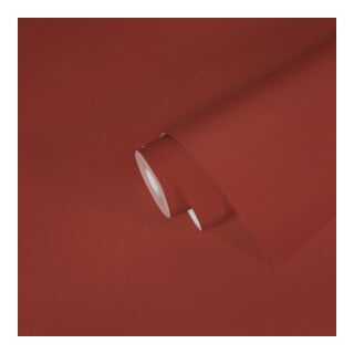 A.S. Création Vliestapete Colourful World 10,05 x 0,53 m Uni Rot leicht strukturiert