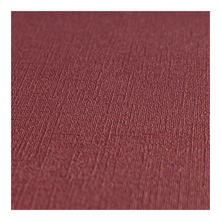 A.S. Création Vliestapete Colourful World 10,05 x 0,53 m Uni Rot leicht strukturiert