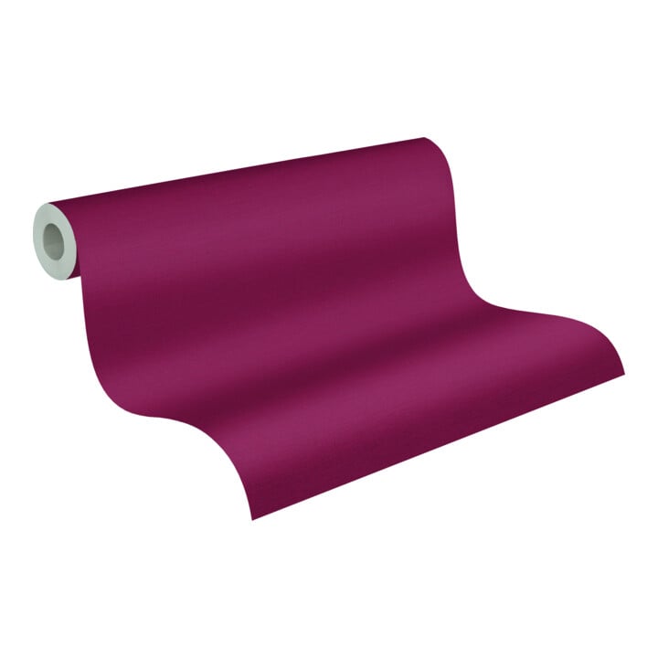 A.S. Création Vliestapete Colourful World 10,05 x 0,53 m Uni Rot leicht strukturiert