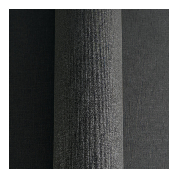 A.S. Création Vliestapete Colourful World 10,05 x 0,53 m Uni Schwarz leicht strukturiert