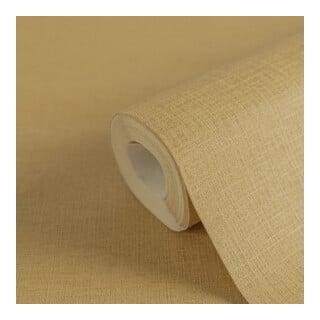 A.S. Création Vliestapete Colourful World 10,05 x 0,53 m Uni Senf leicht strukturiert