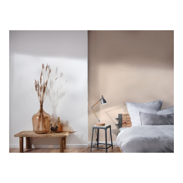 A.S. Création Vliestapete Colourful World 10,05 x 0,53 m Uni Taupe leicht strukturiert