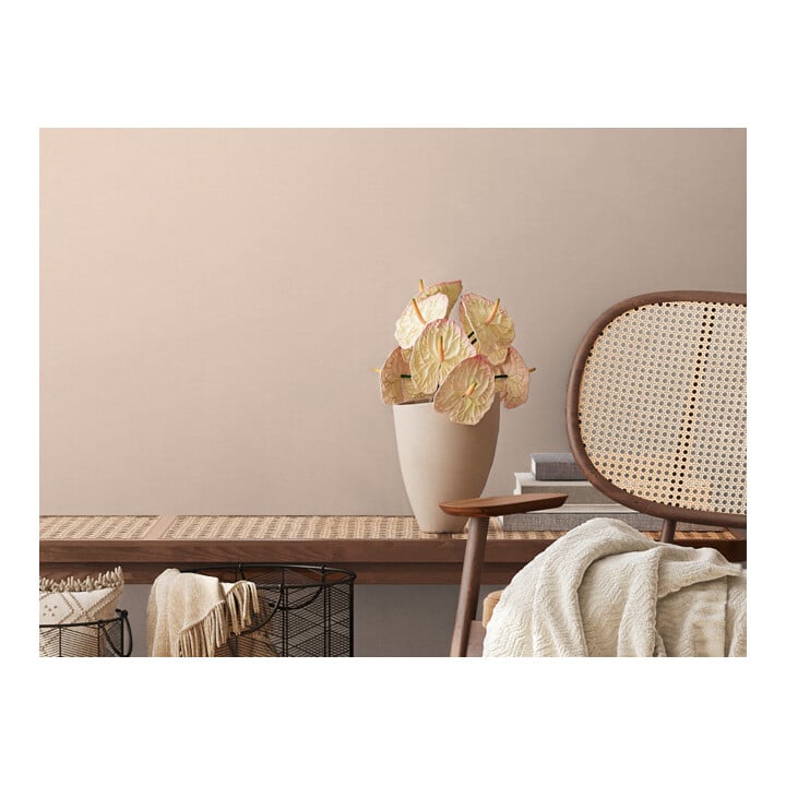 A.S. Création Vliestapete Colourful World 10,05 x 0,53 m Uni Taupe leicht strukturiert