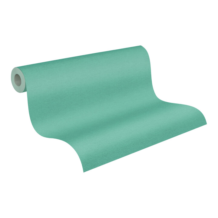 A.S. Création Vliestapete Colourful World 10,05 x 0,53 m Uni Teal