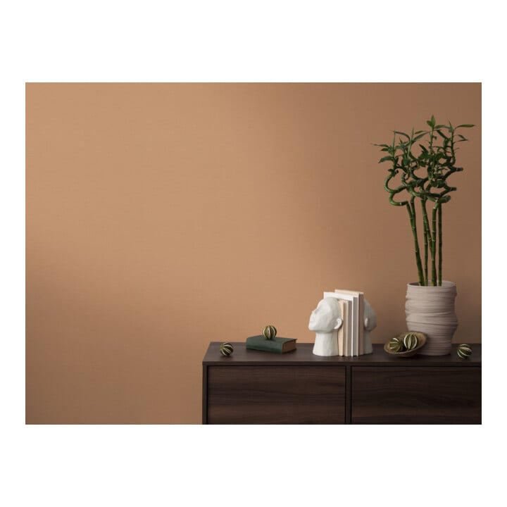 A.S. Création Vliestapete Colourful World 10,05 x 0,53 m Uni Terracotta leicht strukturiert
