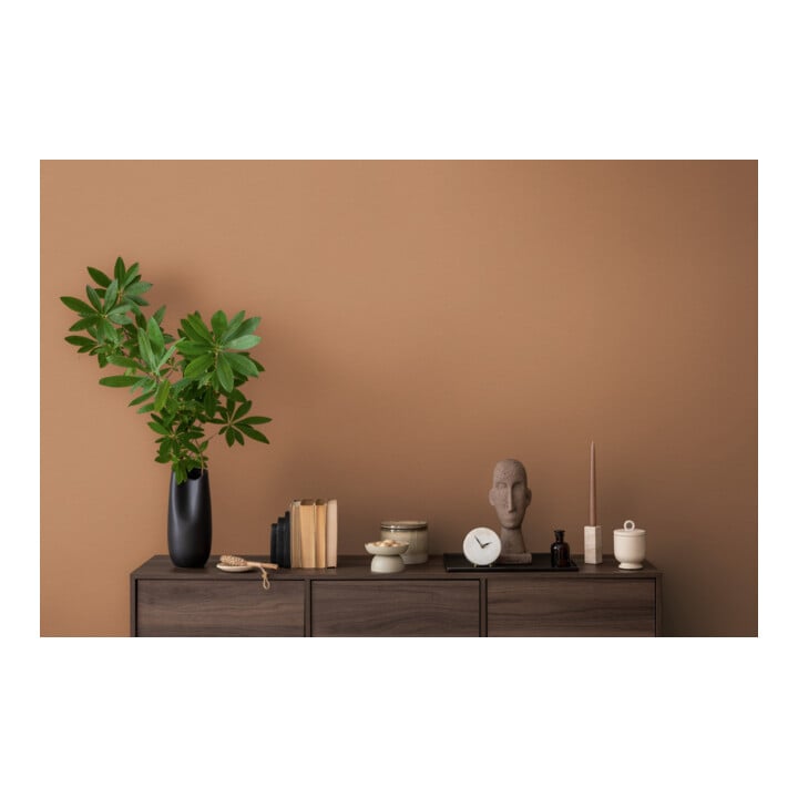 A.S. Création Vliestapete Colourful World 10,05 x 0,53 m Uni Terracotta leicht strukturiert