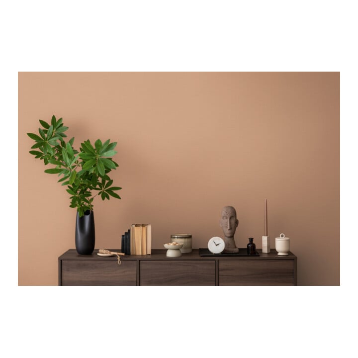 A.S. Création Vliestapete Colourful World 10,05 x 0,53 m Uni Terracotta leicht strukturiert