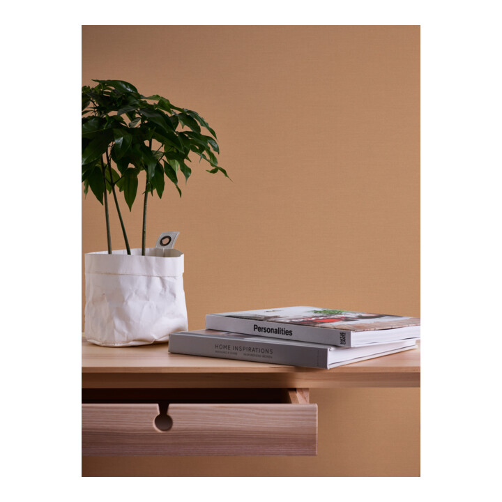 A.S. Création Vliestapete Colourful World 10,05 x 0,53 m Uni Terracotta leicht strukturiert