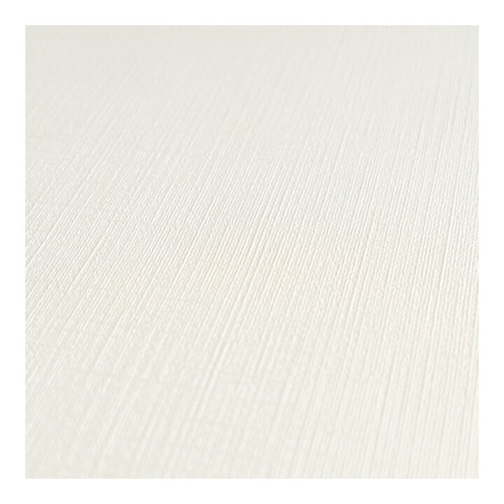 A.S. Création Vliestapete Colourful World 10,05 x 0,53 m Uni Weiß leicht strukturiert