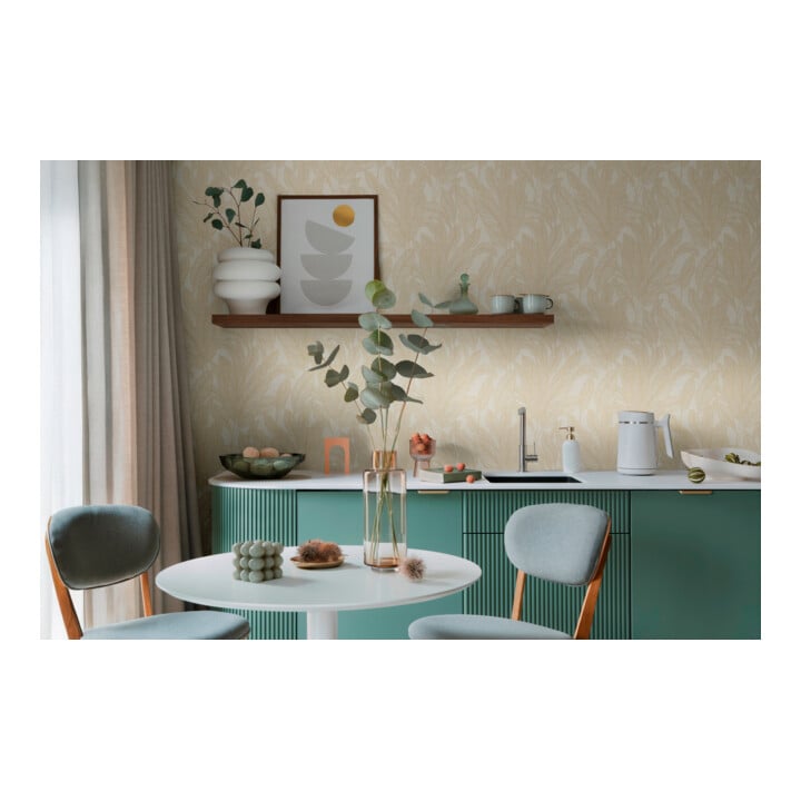 A.S. Création Vliestapete Cosmo Living 10,05 x 0,53 m Beige teils glänzend mit Struktur