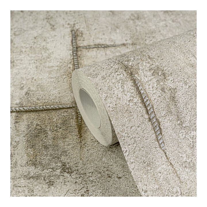 A.S. Création Vliestapete Cosmo Living 10,05 x 0,53 m Beton Beige Grau mit Struktur
