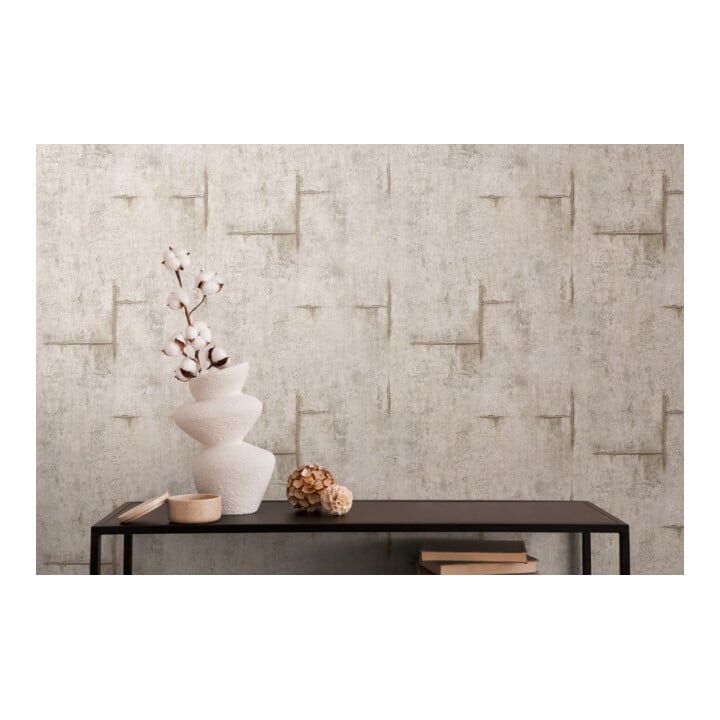 A.S. Création Vliestapete Cosmo Living 10,05 x 0,53 m Beton Beige Grau mit Struktur