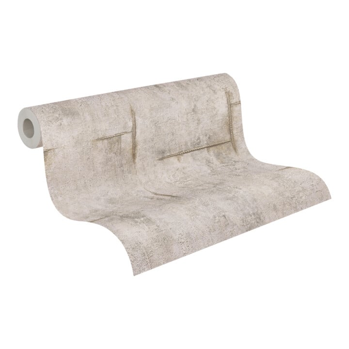 A.S. Création Vliestapete Cosmo Living 10,05 x 0,53 m Beton Beige Grau mit Struktur