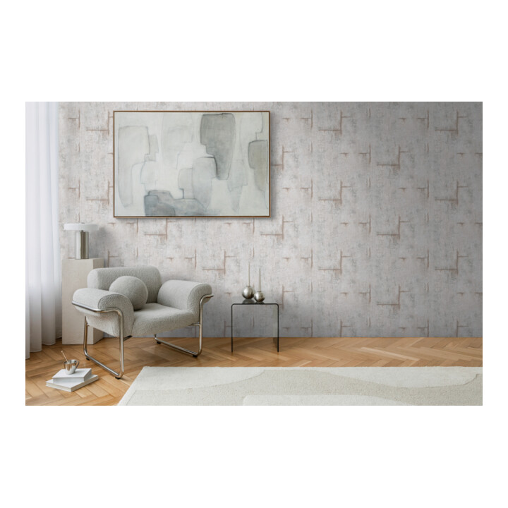 A.S. Création Vliestapete Cosmo Living 10,05 x 0,53 m Beton Grau mit Struktur