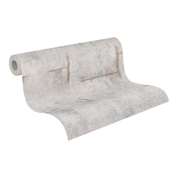 A.S. Création Vliestapete Cosmo Living 10,05 x 0,53 m Beton Grau mit Struktur