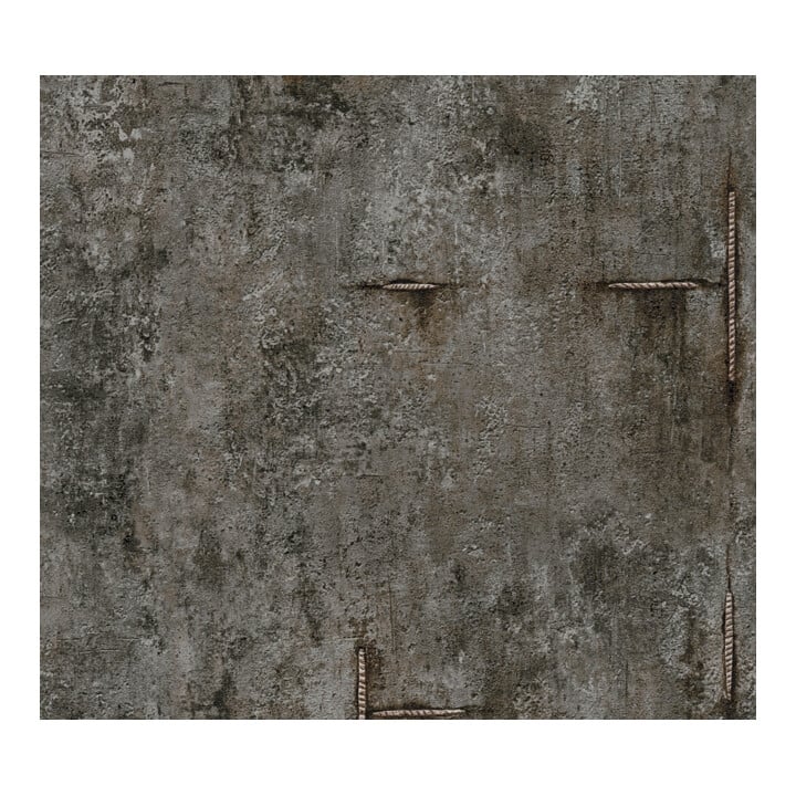 A.S. Création Vliestapete Cosmo Living 10,05 x 0,53 m Beton Schwarz Grau Struktur