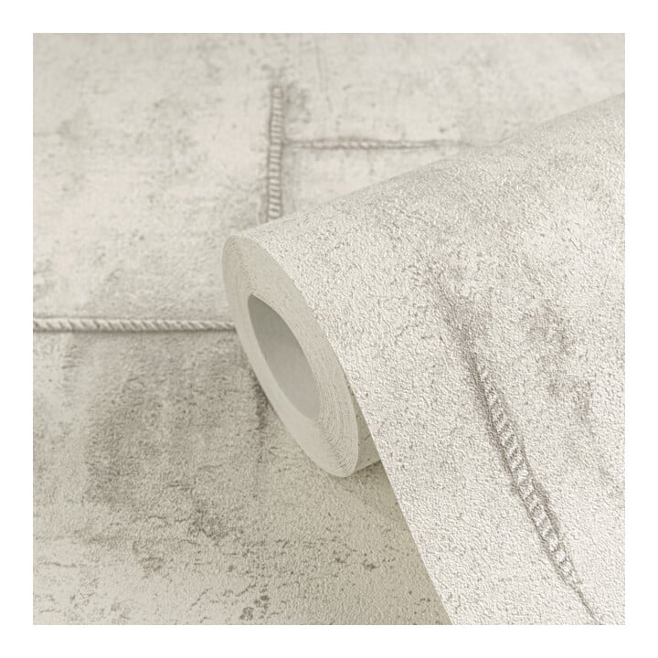 A.S. Création Vliestapete Cosmo Living 10,05 x 0,53 m Beton Weiß Grau Struktur