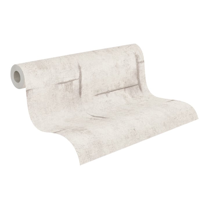 A.S. Création Vliestapete Cosmo Living 10,05 x 0,53 m Beton Weiß Grau Struktur