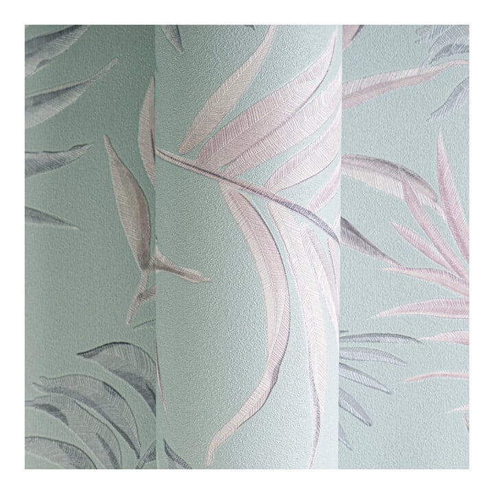 A.S. Création Vliestapete Cosmo Living 10,05 x 0,53 m Blätter Blau Rosa strukturiert