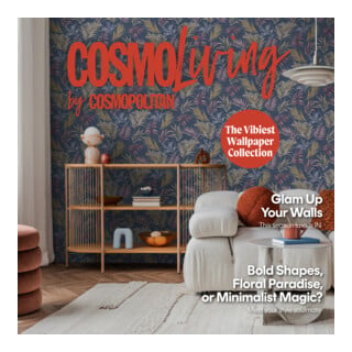 A.S. Création Vliestapete Cosmo Living 10,05 x 0,53 m Blätter Blau Rot Gelb strukturiert