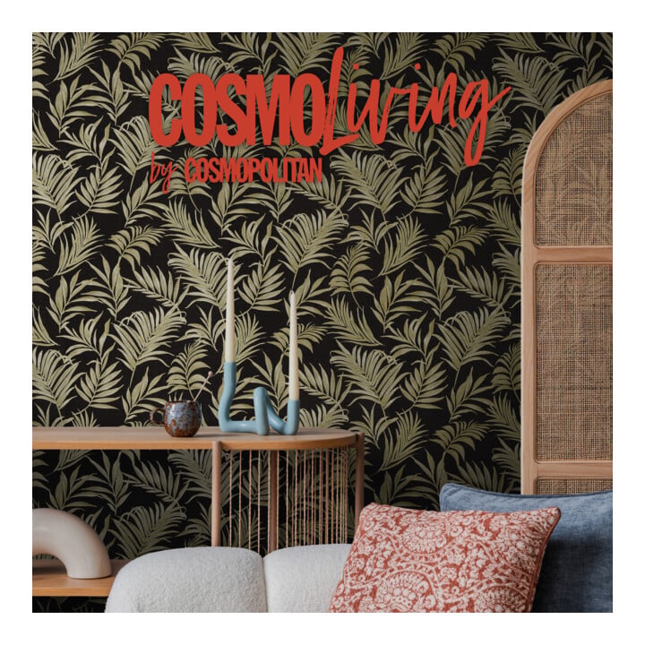 A.S. Création Vliestapete Cosmo Living 10,05 x 0,53 m Blätter Blau Rot Gelb strukturiert