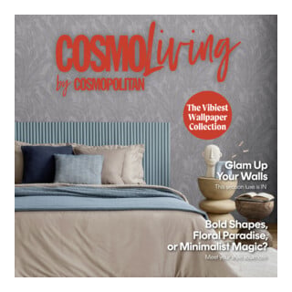 A.S. Création Vliestapete Cosmo Living 10,05 x 0,53 m Blätter Grau teils glänzend mit Struktur