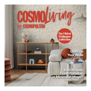 A.S. Création Vliestapete Cosmo Living 10,05 x 0,53 m Blätter Weiß Grün Rosa strukturiert