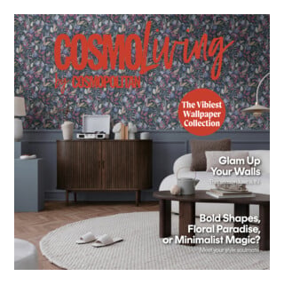 A.S. Création Vliestapete Cosmo Living 10,05 x 0,53 m Blüten Grau Blau Pink mit Struktur