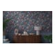 A.S. Création Vliestapete Cosmo Living 10,05 x 0,53 m Blüten Grau Blau Pink mit Struktur