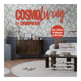 A.S. Création Vliestapete Cosmo Living 10,05 x 0,53 m Blüten Weiß Blau Gelb Struktur