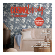 A.S. Création Vliestapete Cosmo Living 10,05 x 0,53 m Blumen Blau Grau Metallic mit Struktur