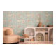 A.S. Création Vliestapete Cosmo Living 10,05 x 0,53 m Blumen Blau Rosa Metallic Struktur