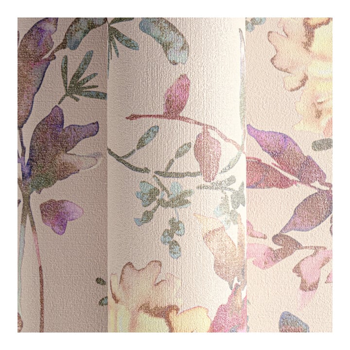 A.S. Création Vliestapete Cosmo Living 10,05 x 0,53 m Blumen Rosa Pink Metallic Struktur