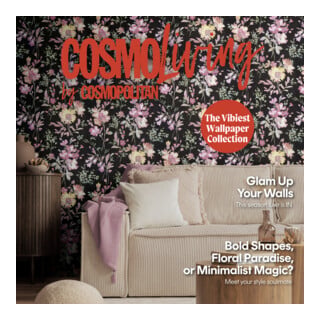 A.S. Création Vliestapete Cosmo Living 10,05 x 0,53 m Blumen Schwarz Pink Metallic Struktur